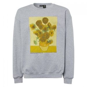 UO Van Gogh Sunflowers Sweatshirt in collab with The National Gallery